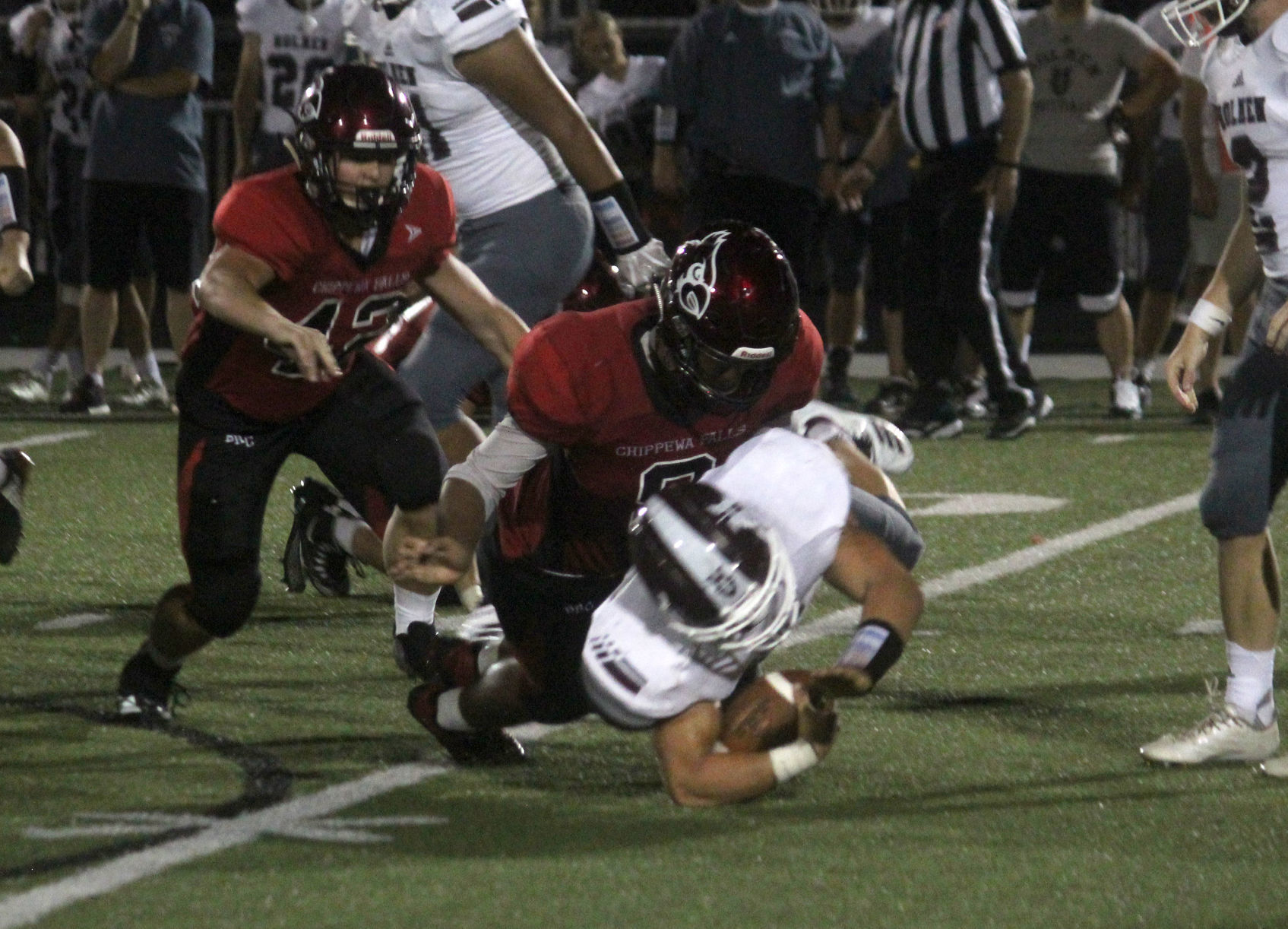 Holmen at Chi-Hi football 8-17-18